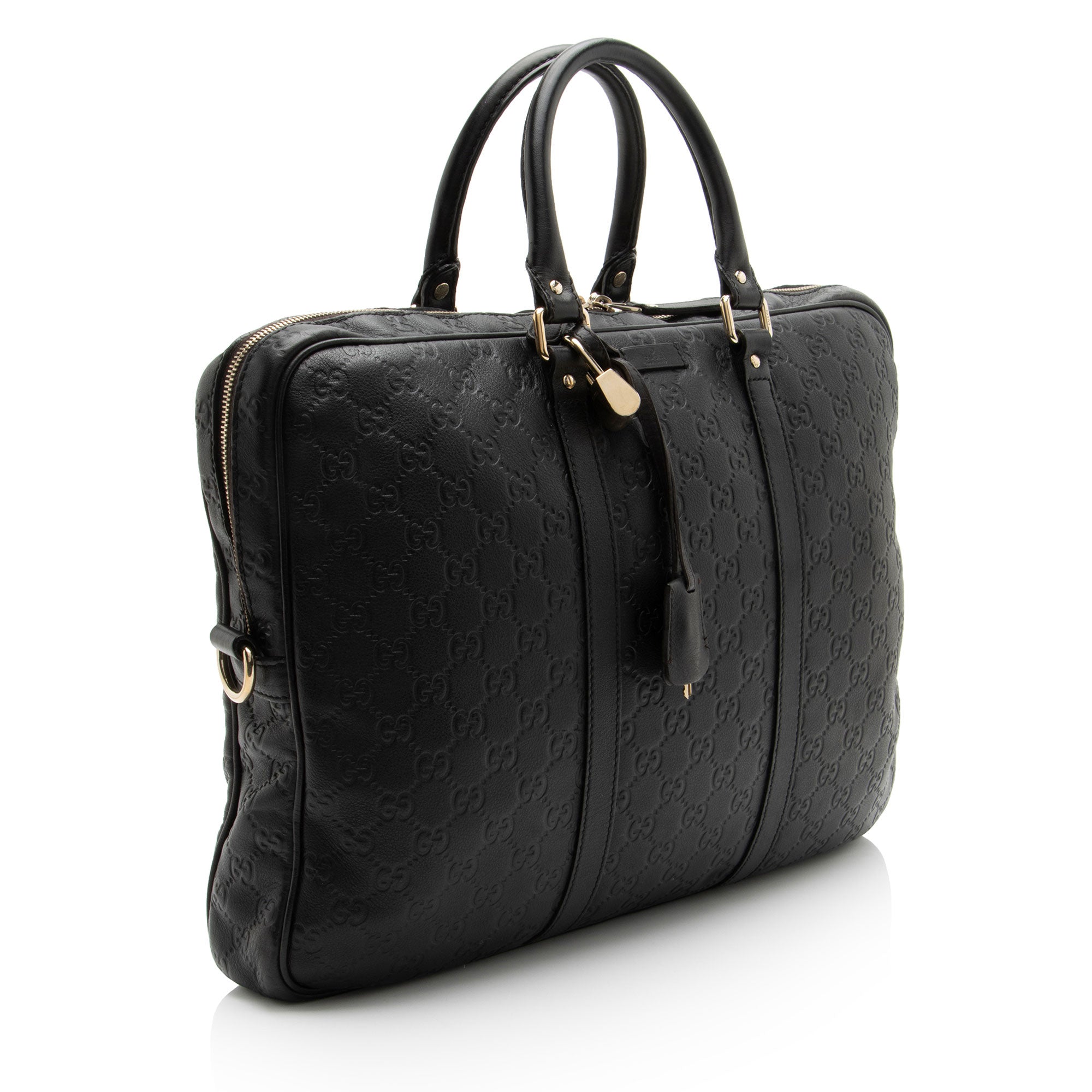 Gucci Guccissima Leather Briefcase