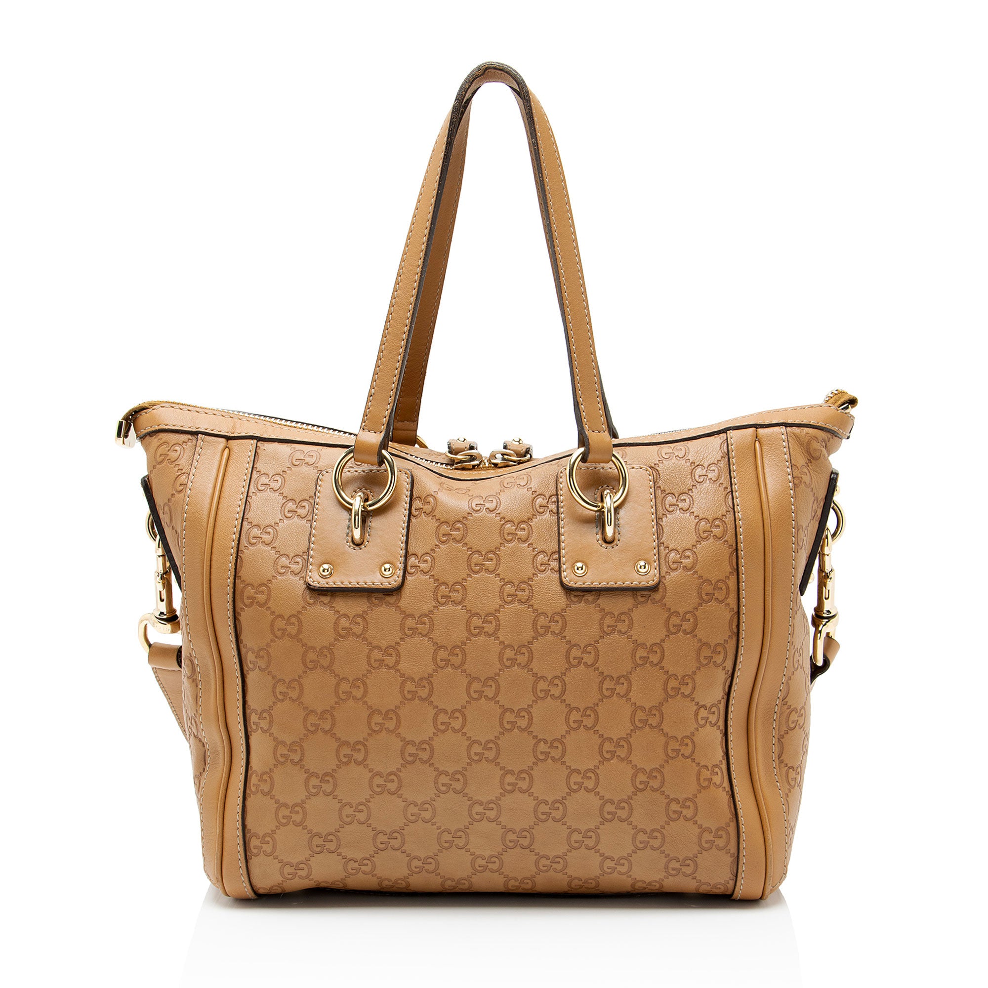 Gucci Guccissima Leather Charm Medium Tote