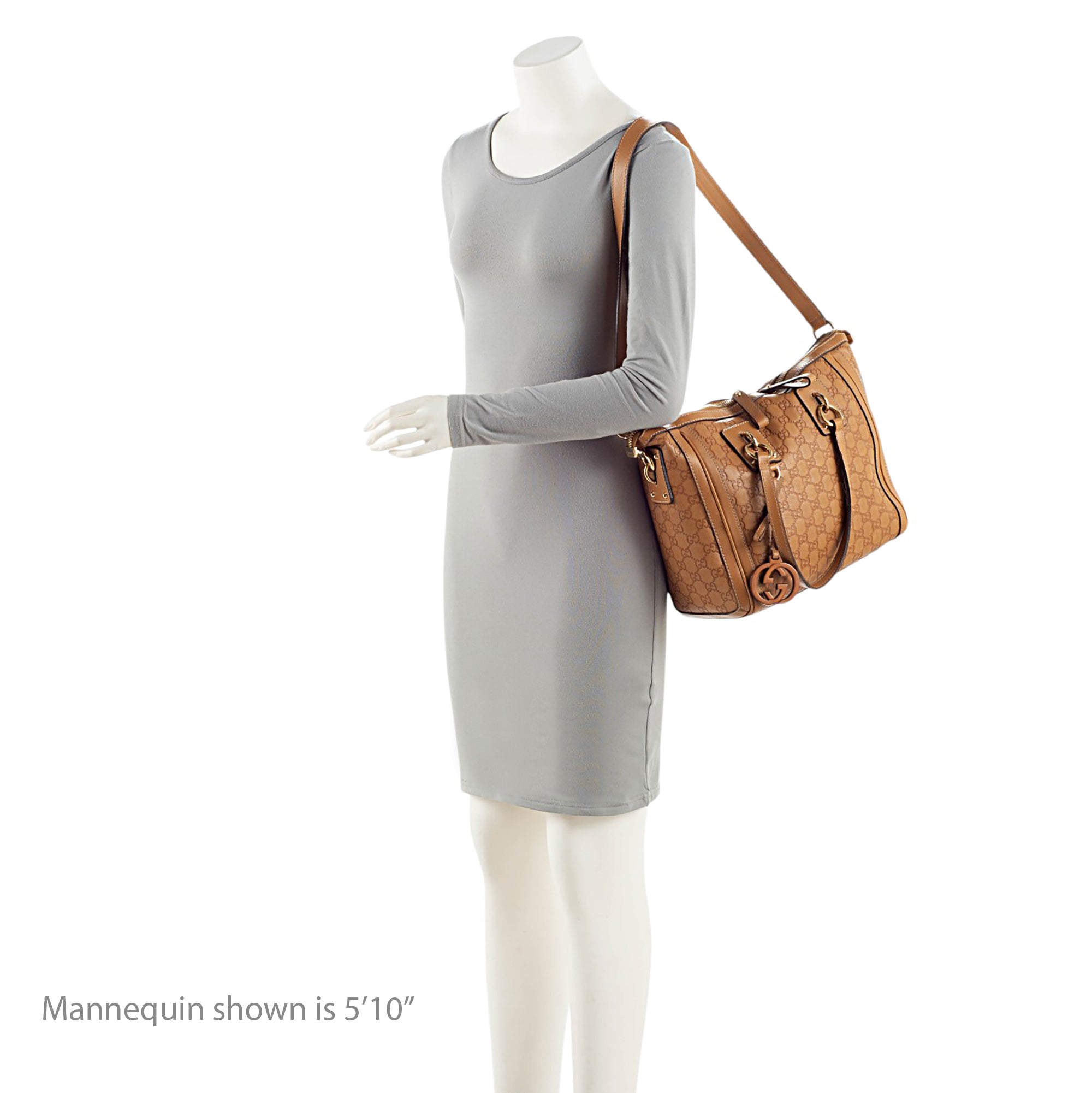 Gucci Guccissima Leather Charm Medium Tote