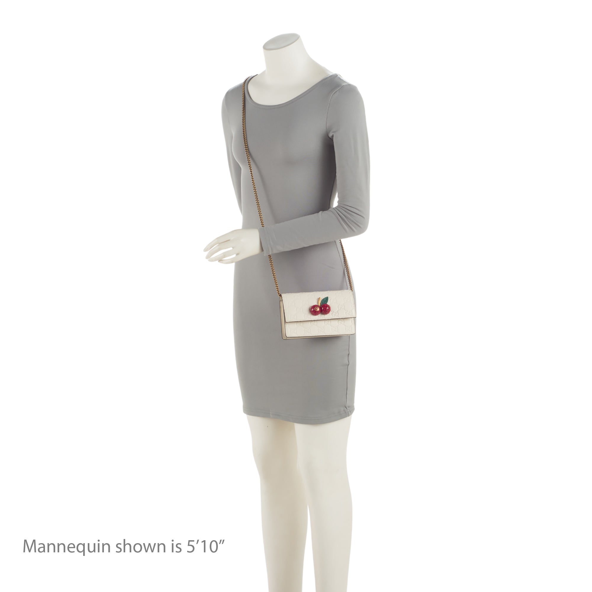 Gucci Guccissima Leather Cherry Mini Chain Bag (SHF-ag0Ibh)