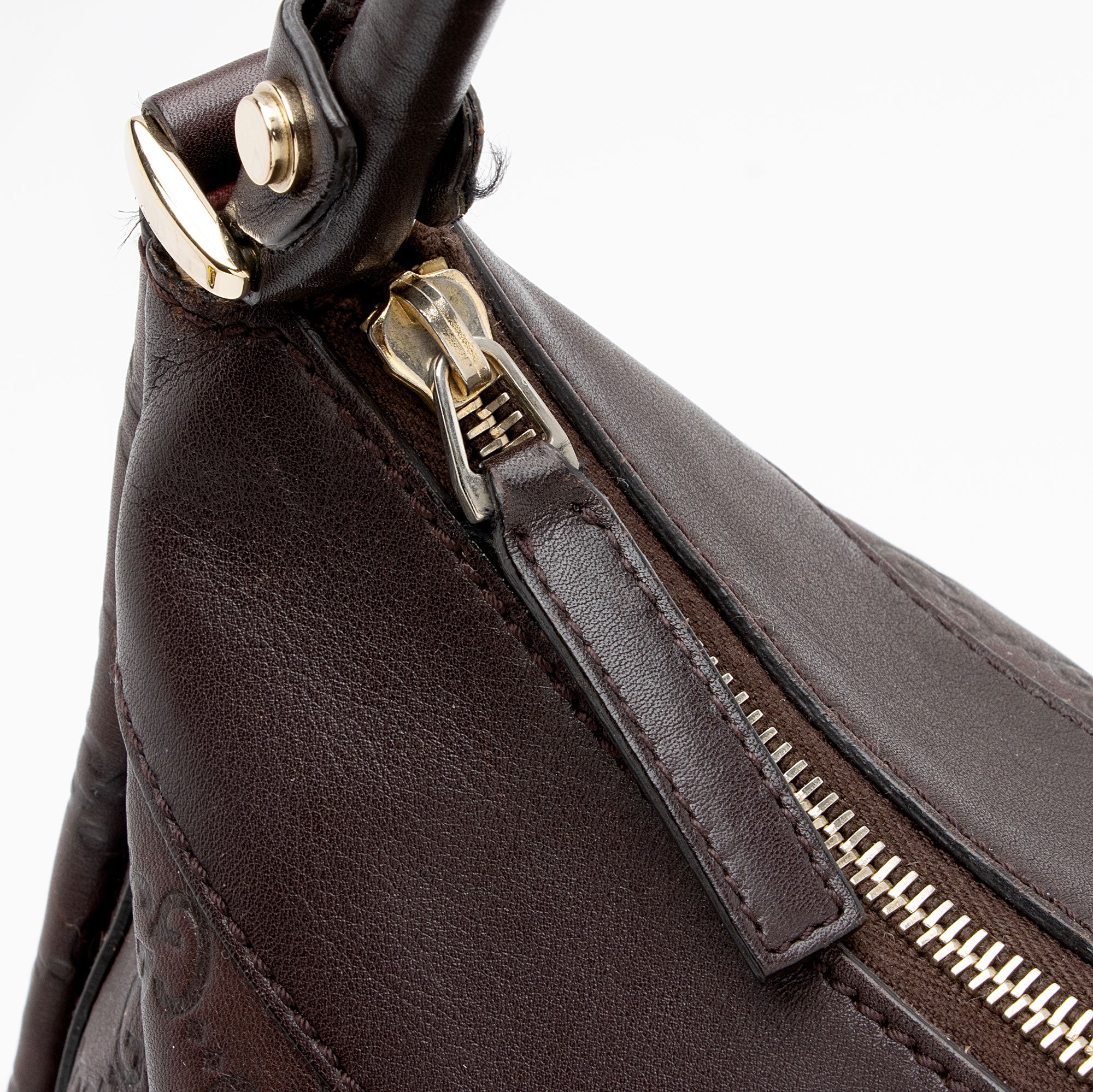 Gucci Guccissima Leather D Ring Medium Hobo (SHF-ppylEJ)