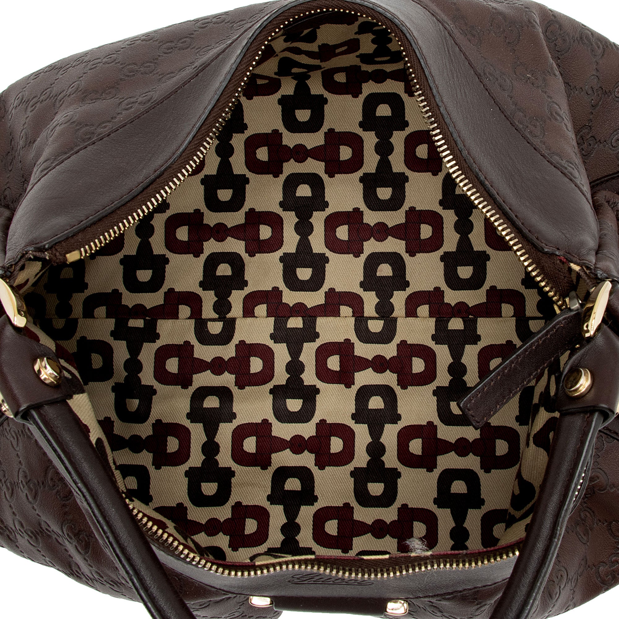 Gucci Guccissima Leather D Ring Medium Hobo (SHF-ppylEJ)