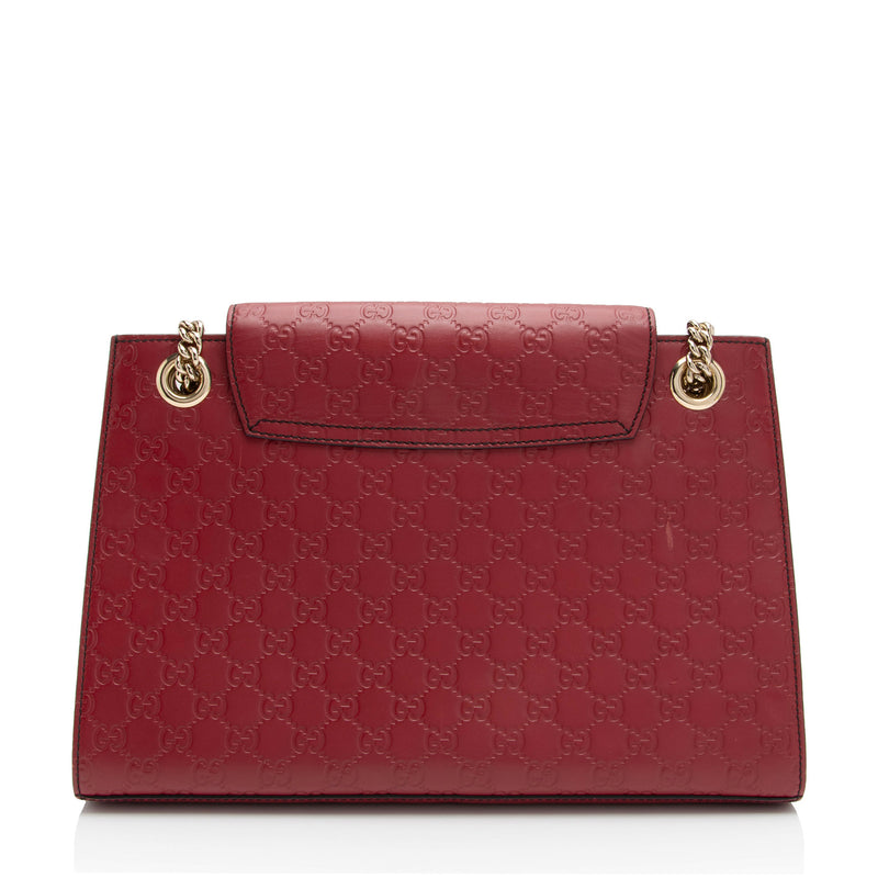 Gucci Guccissima Leather Emily Large Shoulder Bag (SHF-sGVPro)