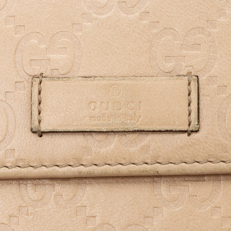 Gucci Guccissima Leather French  Wallet (SHF-yJv3Nt)