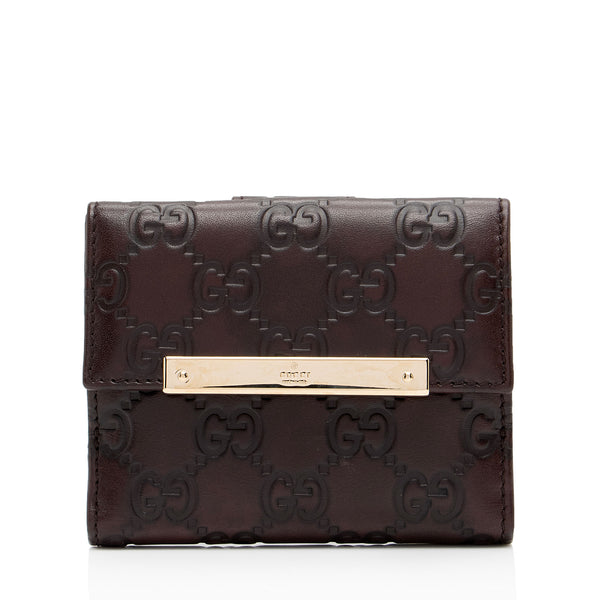Gucci Guccissima Leather French Wallet (SHF-eA2NbL)