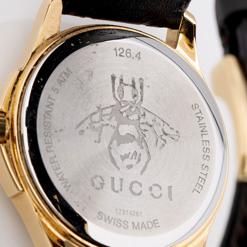 Gucci Guccissima Leather G-Timeless Bee Watch (SHF-CFOWBD)