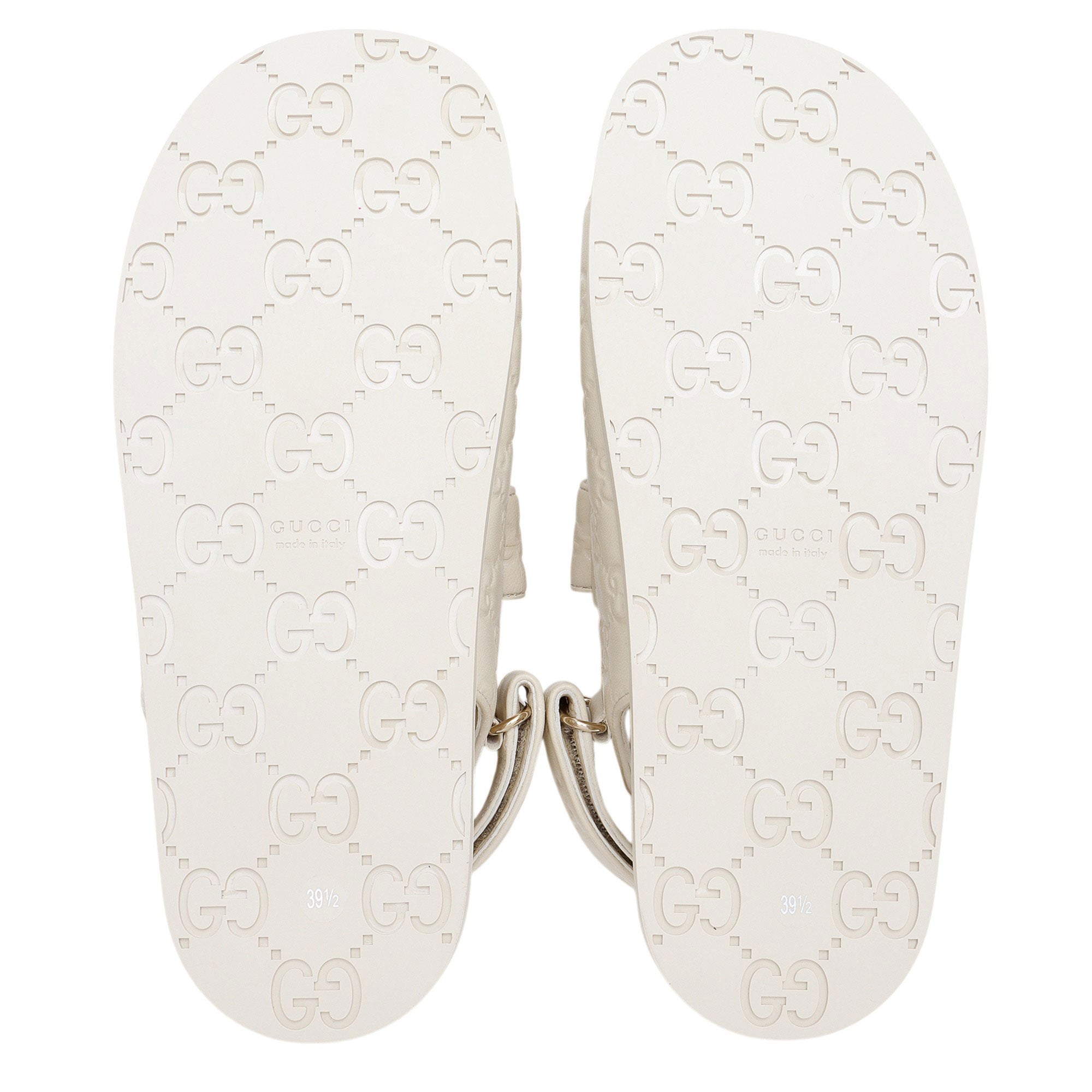 Gucci Guccissima Leather GG Marmont Dad Sandals - Size 9.5 / 39.5