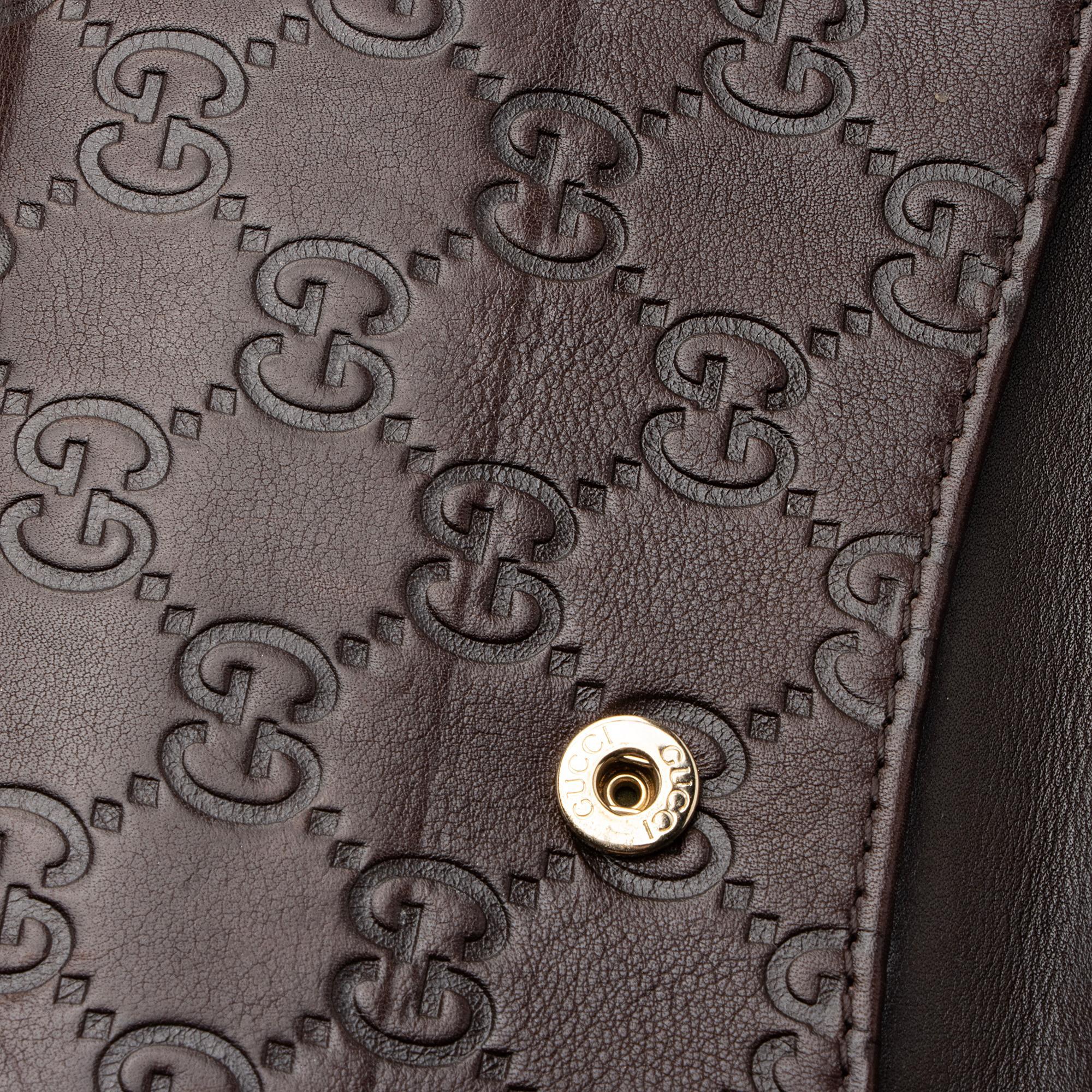 Gucci Guccissima Leather Heart Script Continental Wallet (SHF-oX5I0s)