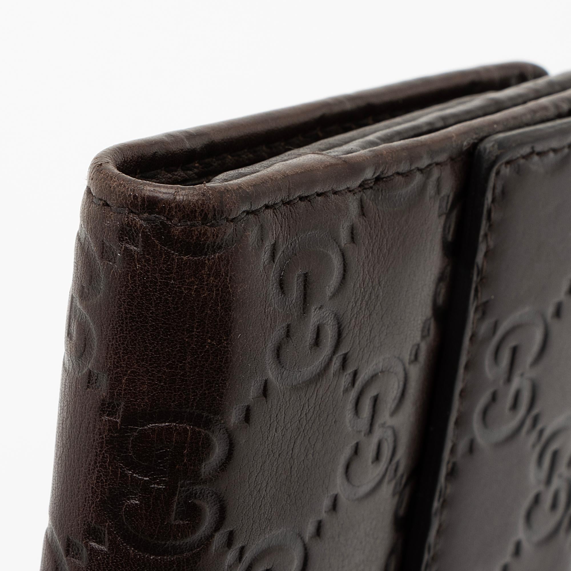 Gucci Guccissima Leather Heart Script Continental Wallet (SHF-oX5I0s)