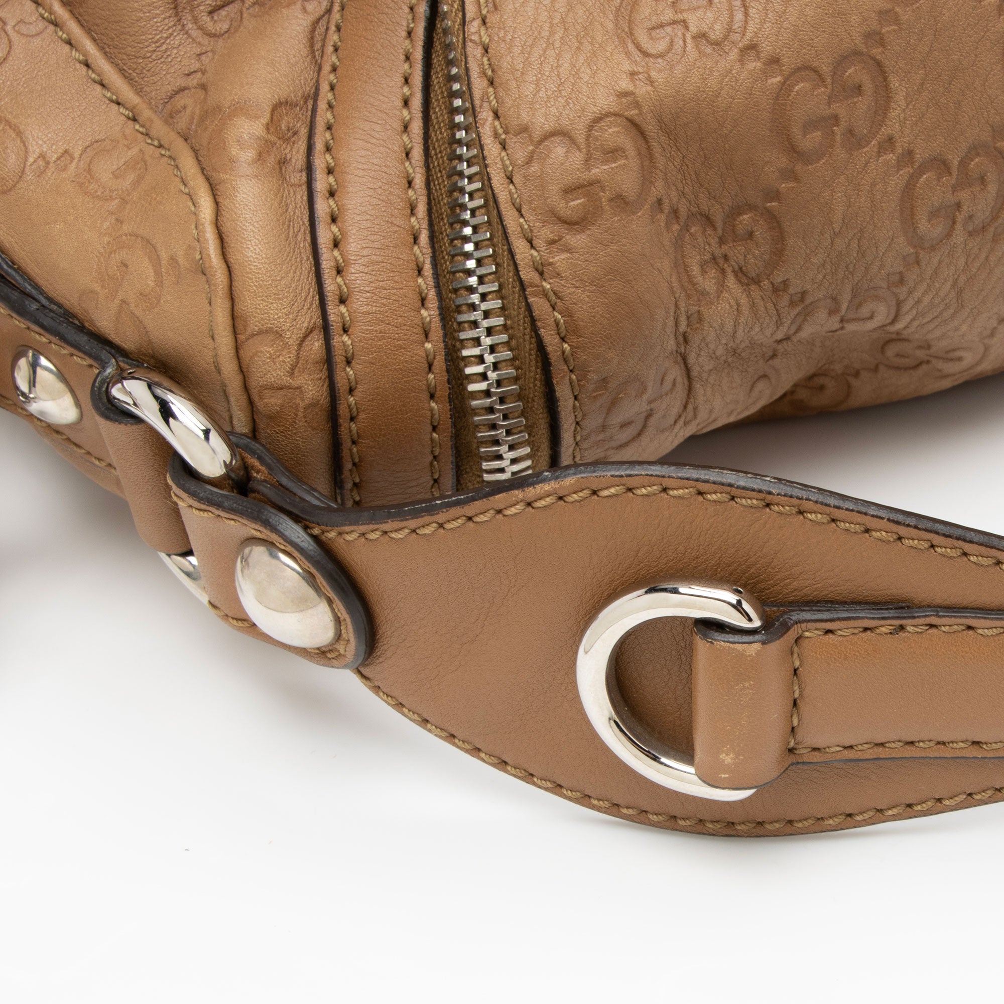 Gucci Guccissima Leather Icon Bit Hobo (SHF-j0CGTS)