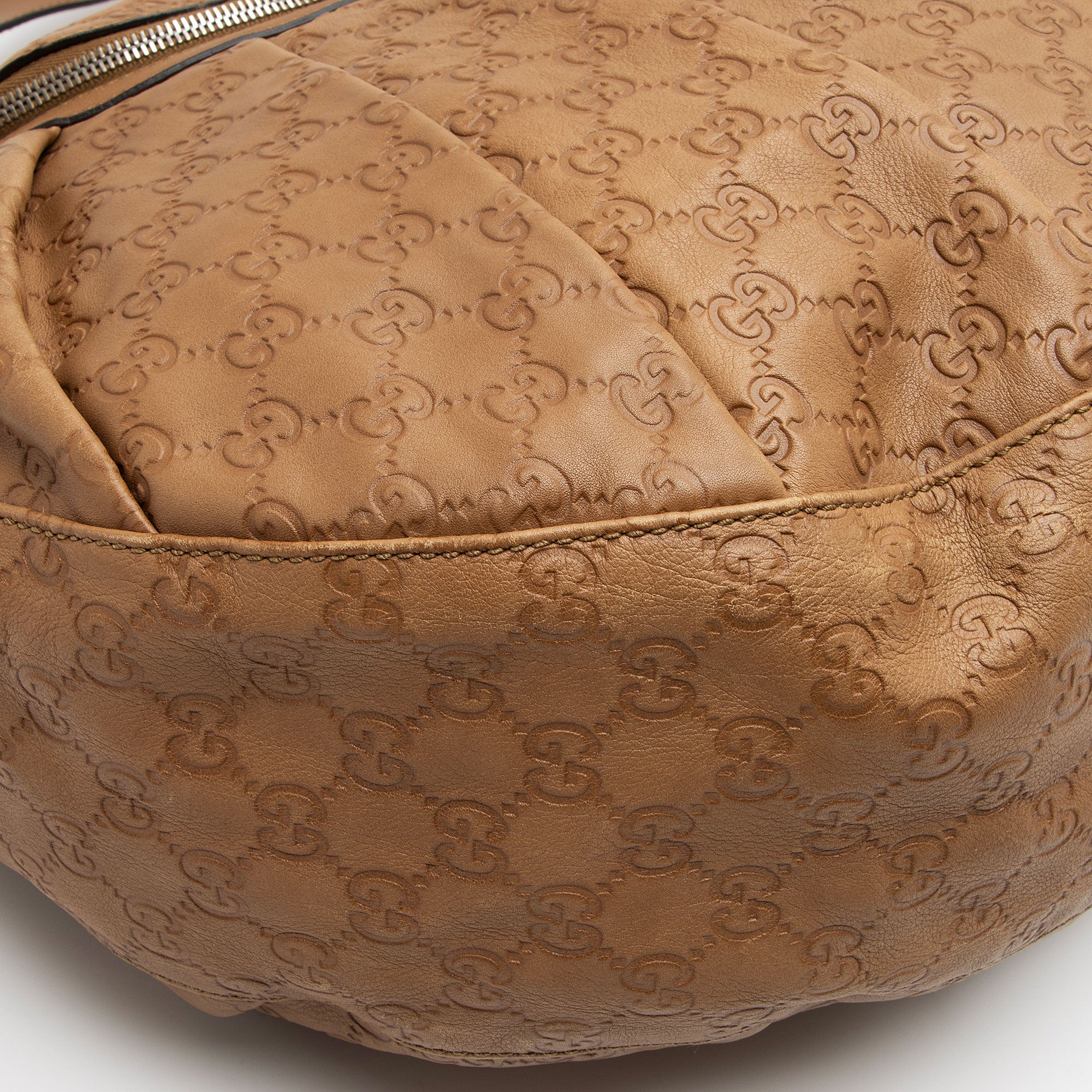 Gucci Guccissima Leather Icon Bit Hobo (SHF-j0CGTS)