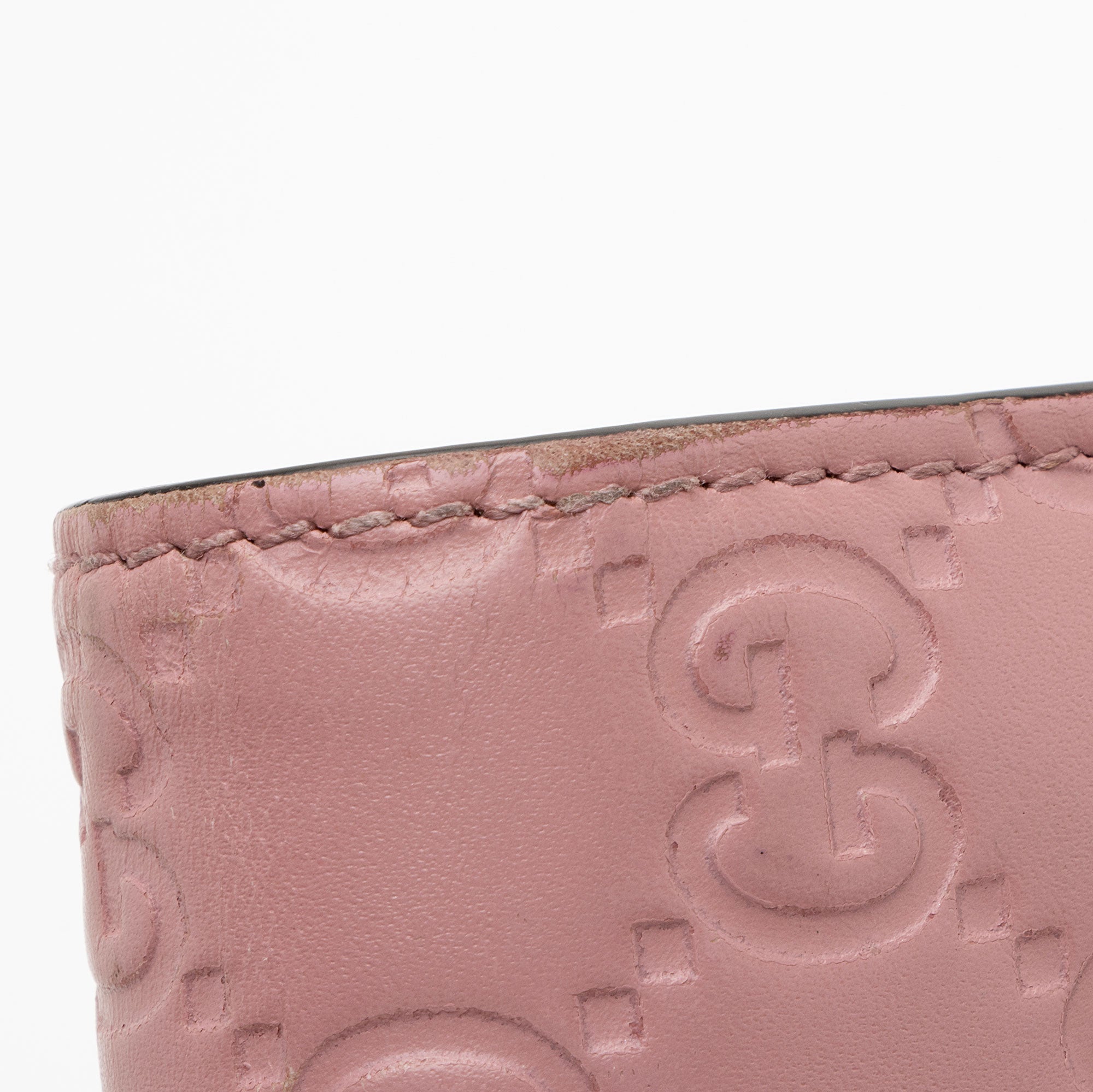 Gucci Guccissima Leather Interlocking G Continental Wallet