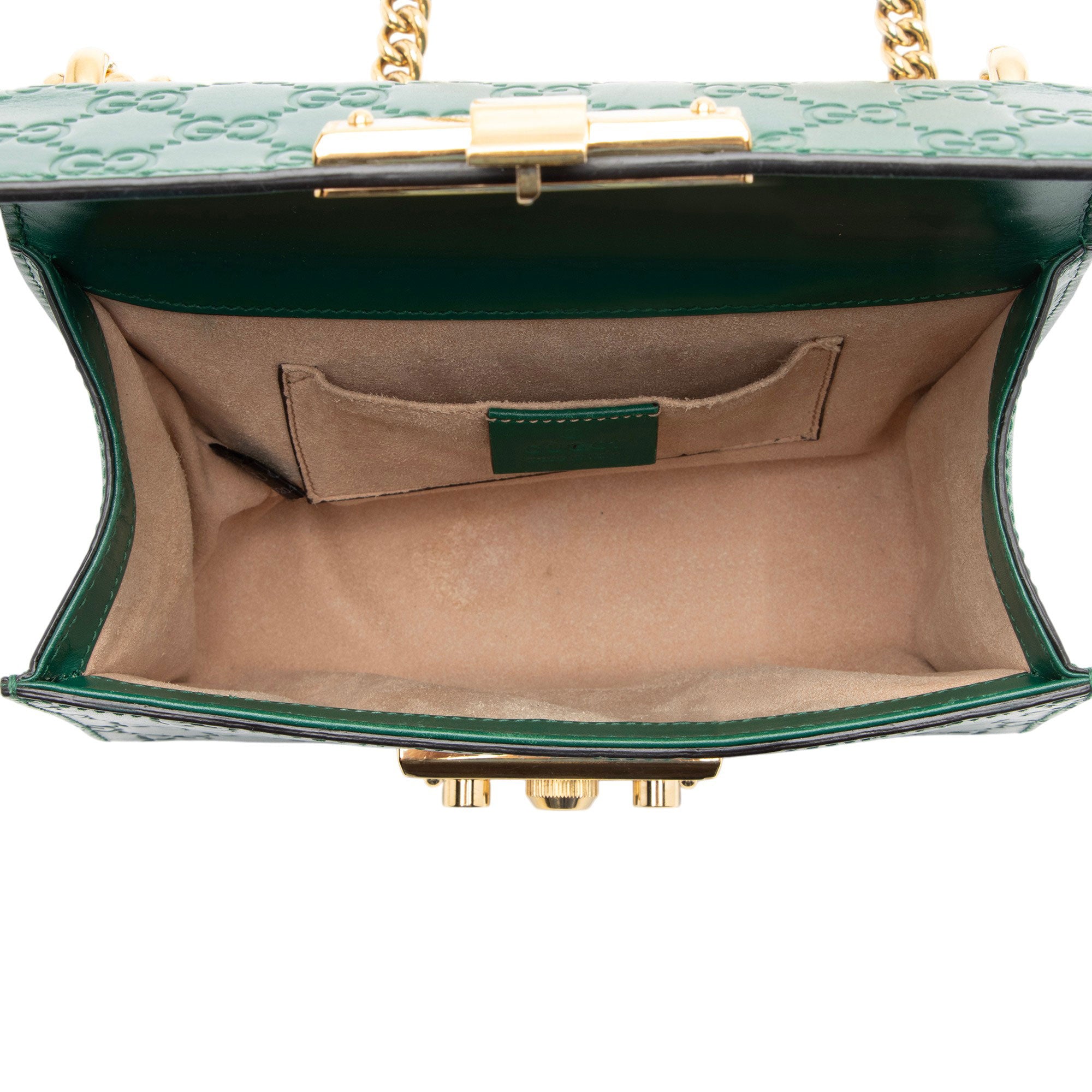 Gucci Guccissima Leather Padlock Small Shoulder Bag