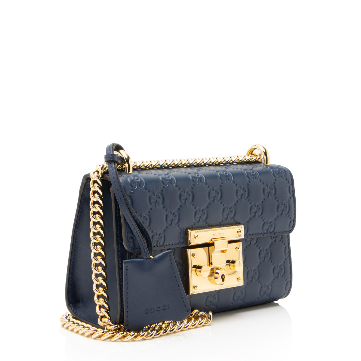 Gucci Guccissima Leather Padlock Small Shoulder Bag