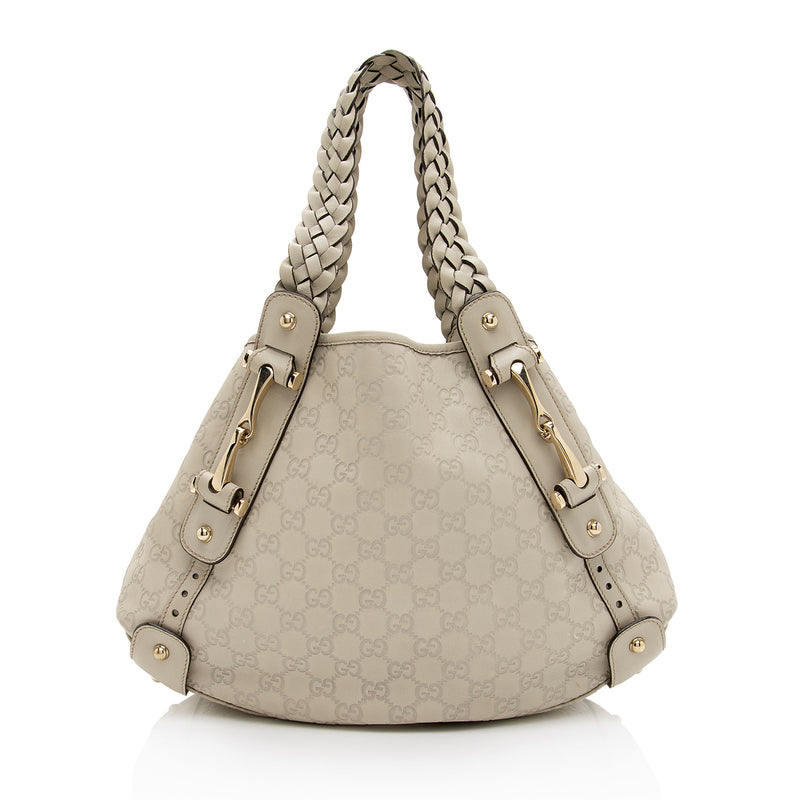 Gucci Guccissima Leather Pelham Small Shoulder Bag (SHF-qiecoD)