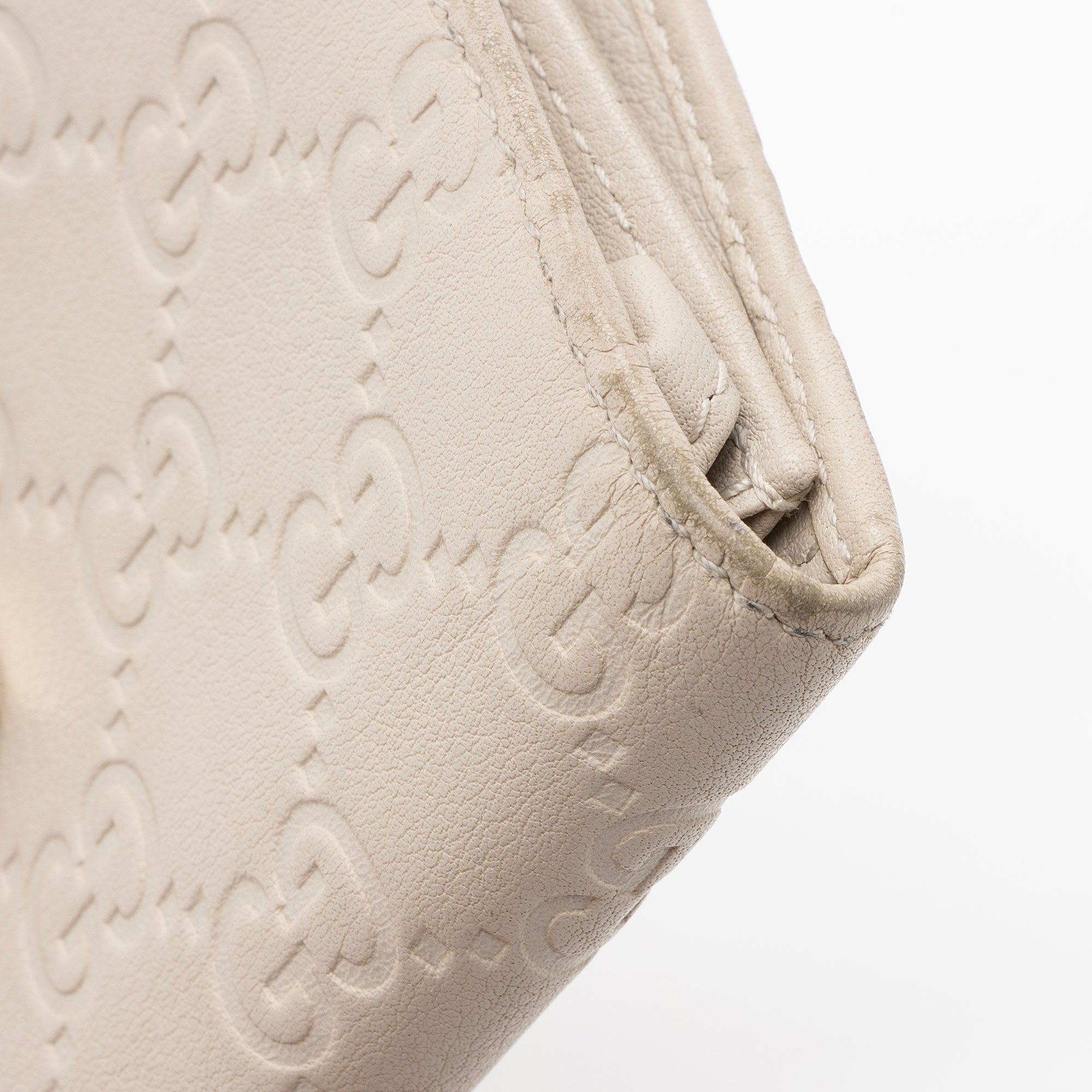 Gucci Guccissima Leather Script Wallet