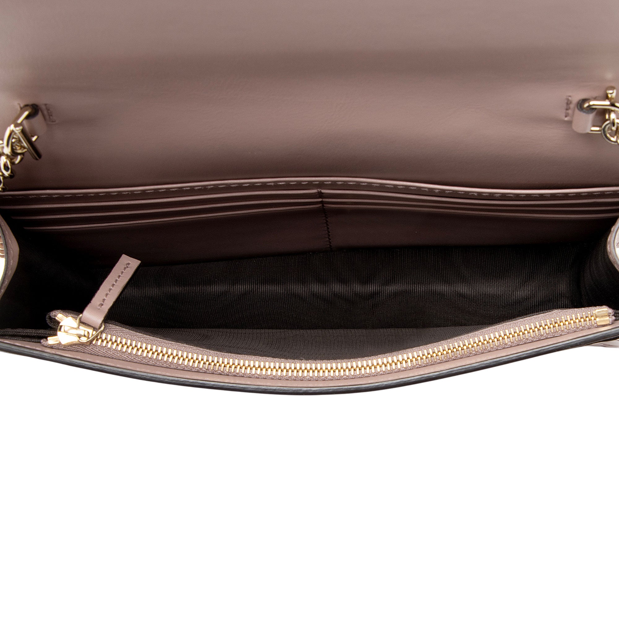 Gucci Guccissima Leather Signature Bow Mini Wallet on Chain