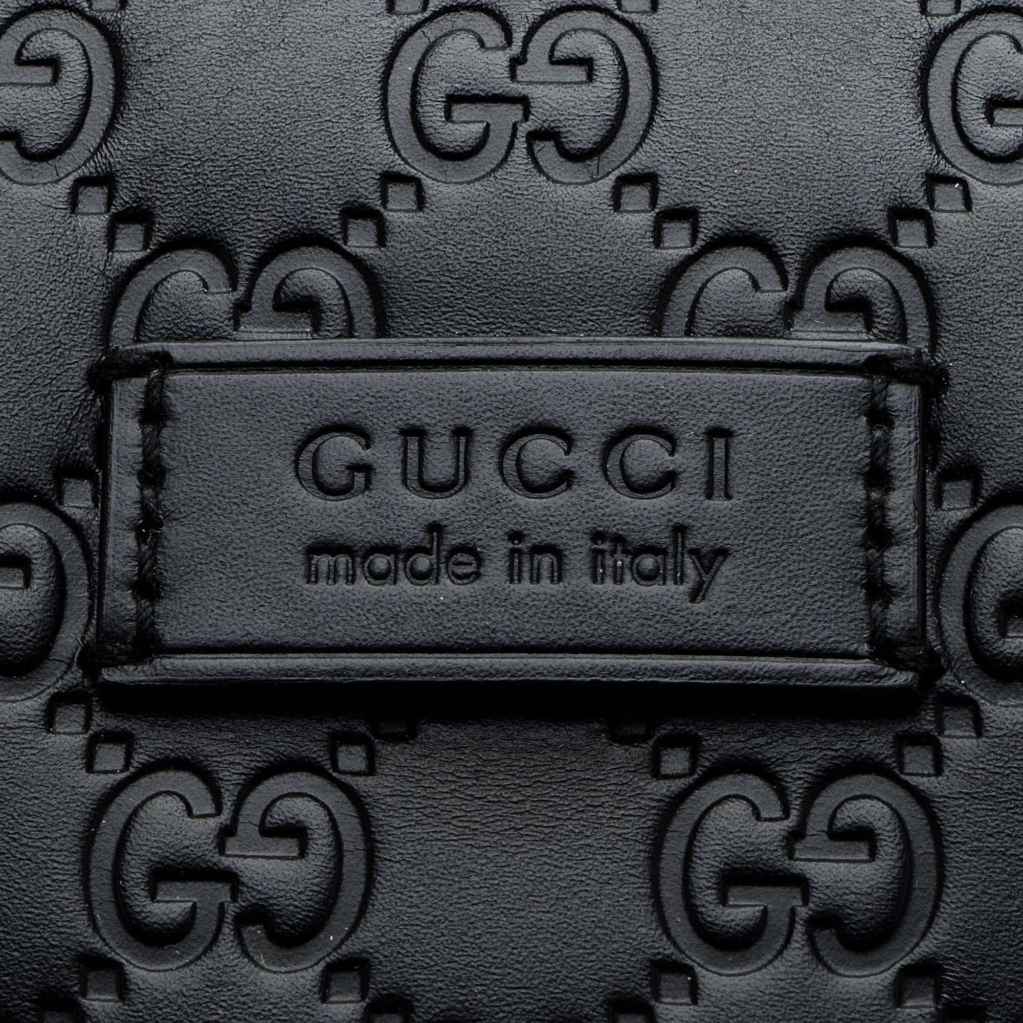 Gucci Guccissima Leather Signature Medium Backpack