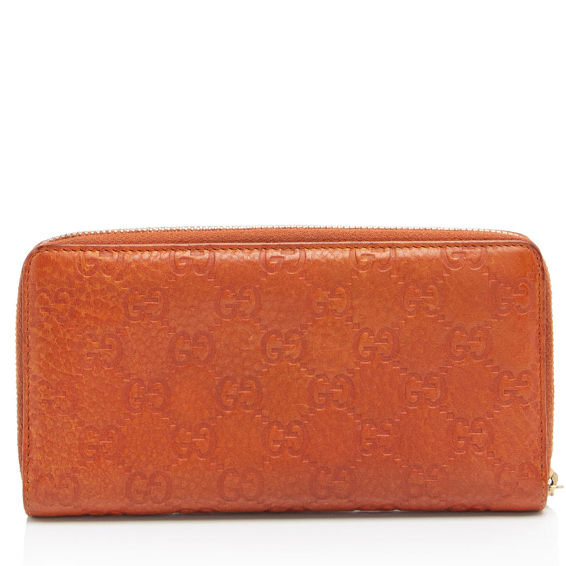 Gucci Guccissima Leather Zip Around Wallet (SHF-wB7o13)