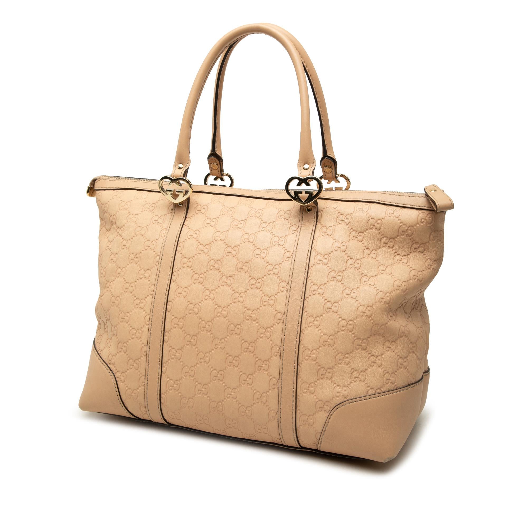 Gucci Guccissima Lovely Heart Tote