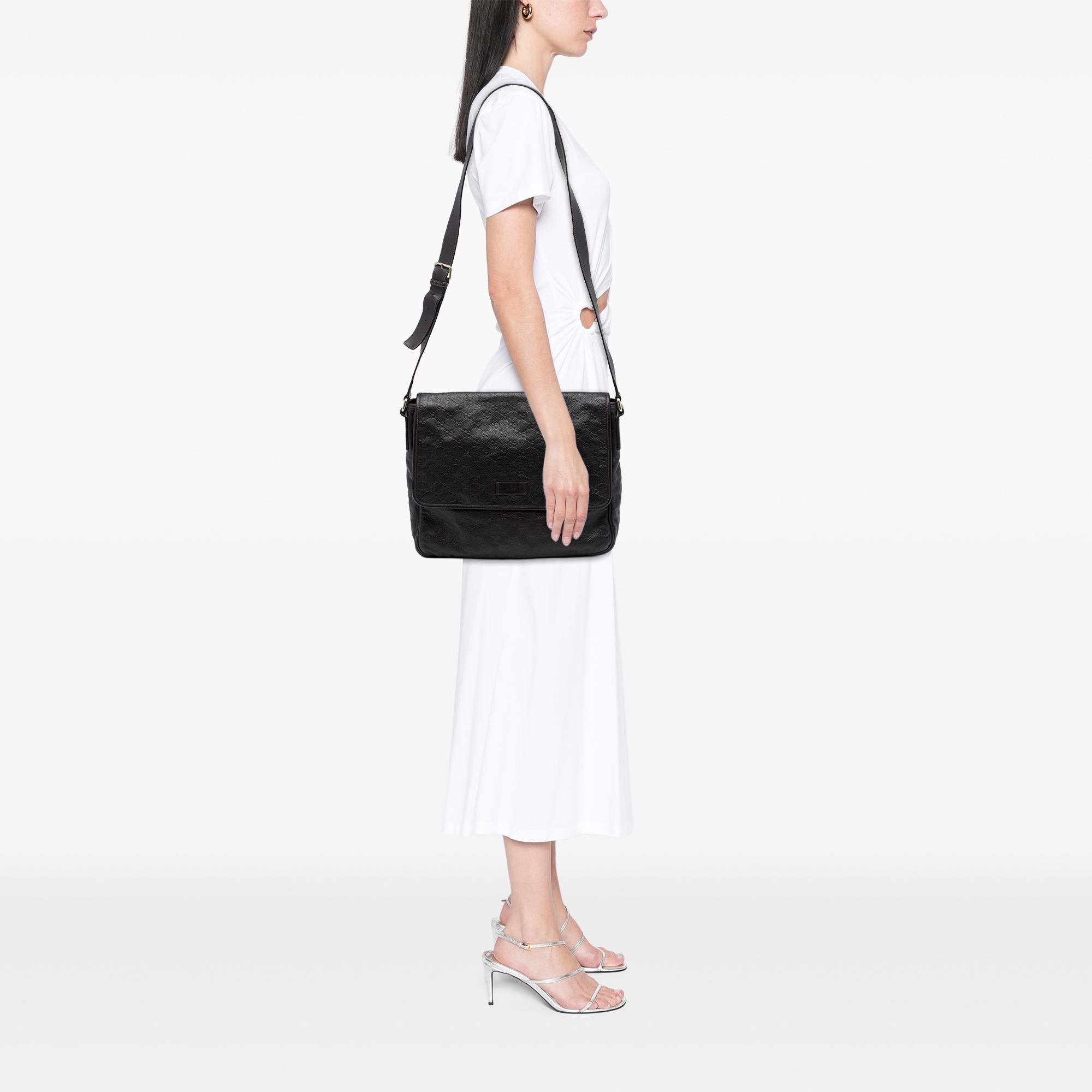 Gucci Guccissima Messenger Bag