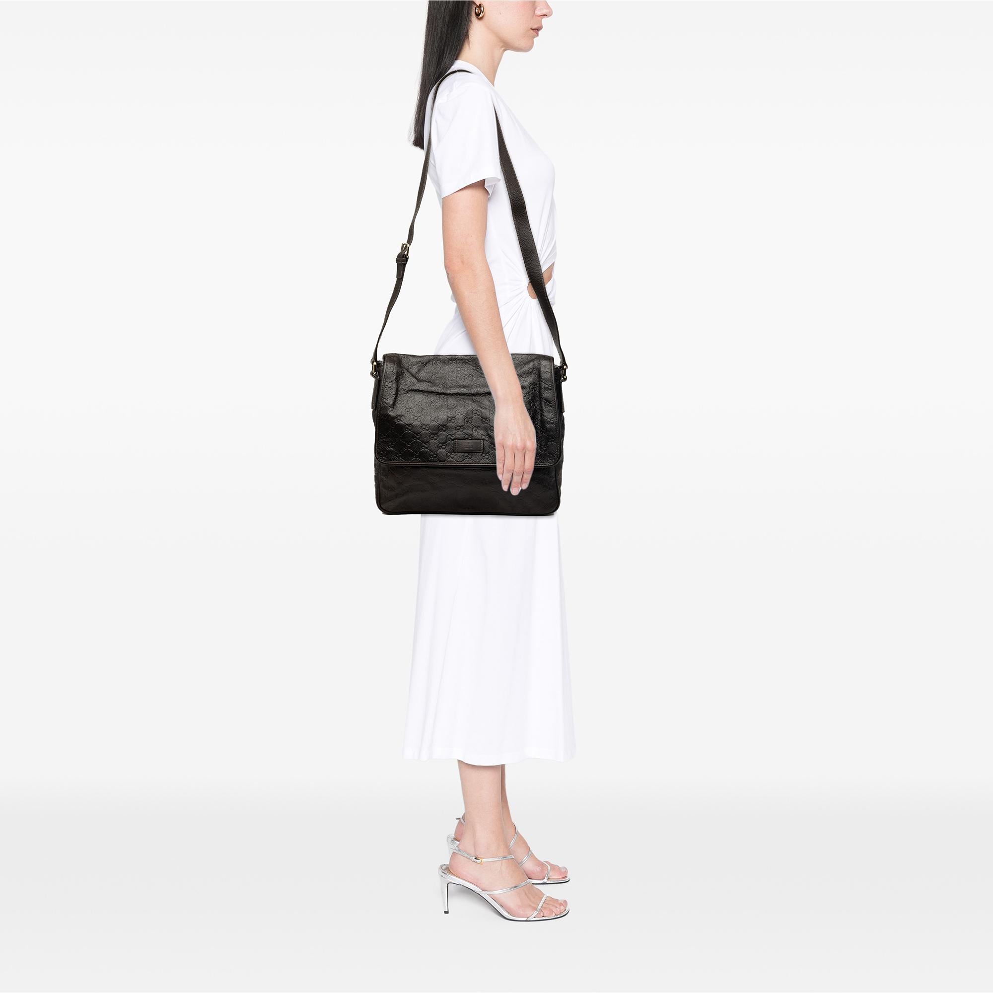 Gucci Guccissima Messenger Bag