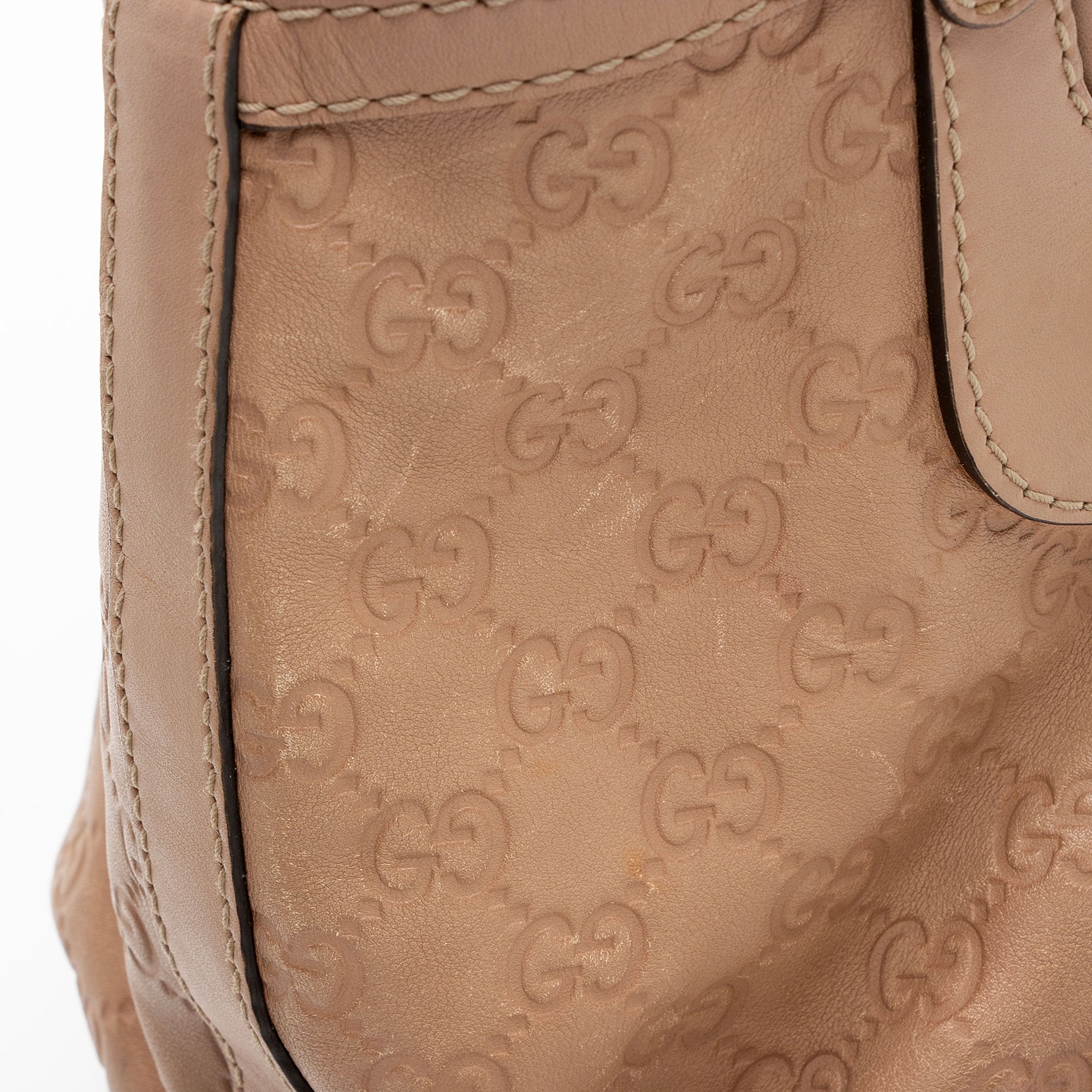 Gucci Guccissima Studded Scarlett Medium Tote