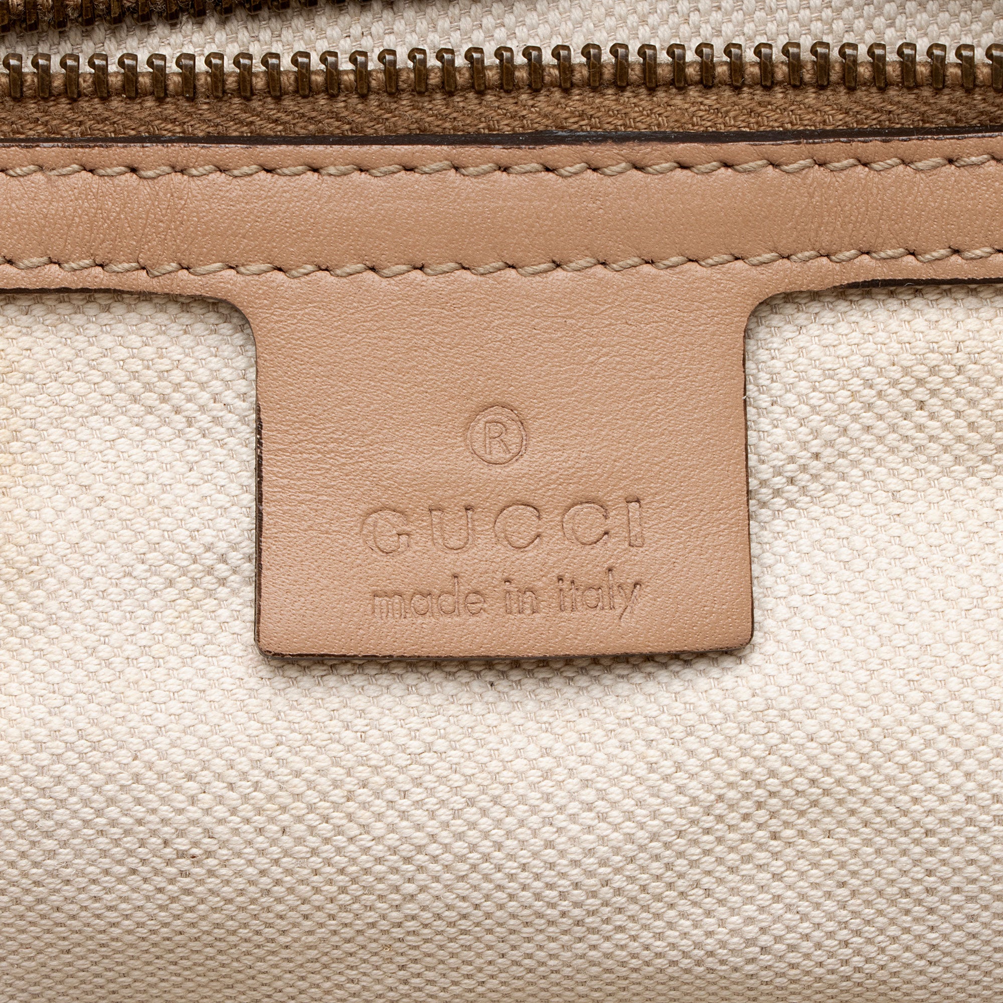 Gucci Guccissima Studded Scarlett Medium Tote