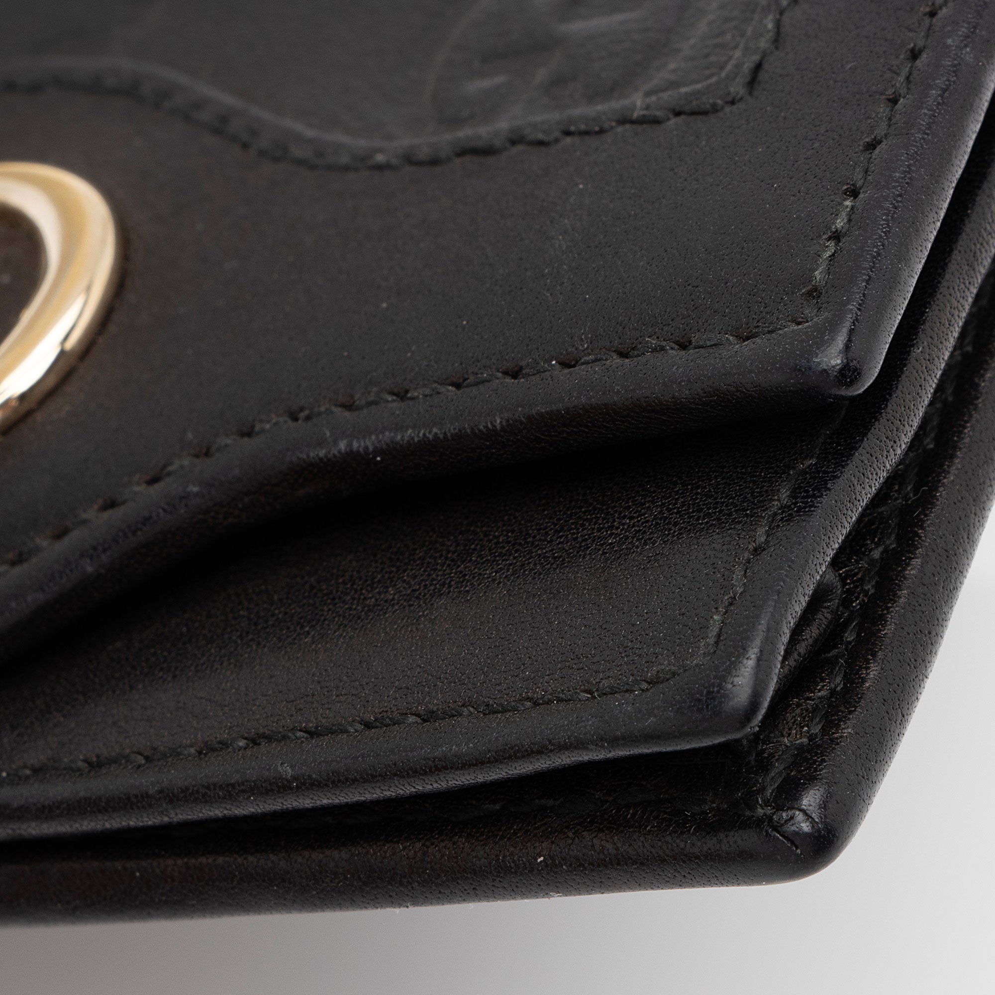 Gucci Guccissima Leather Interlocking G Card Case (SHF-g3aB9I)
