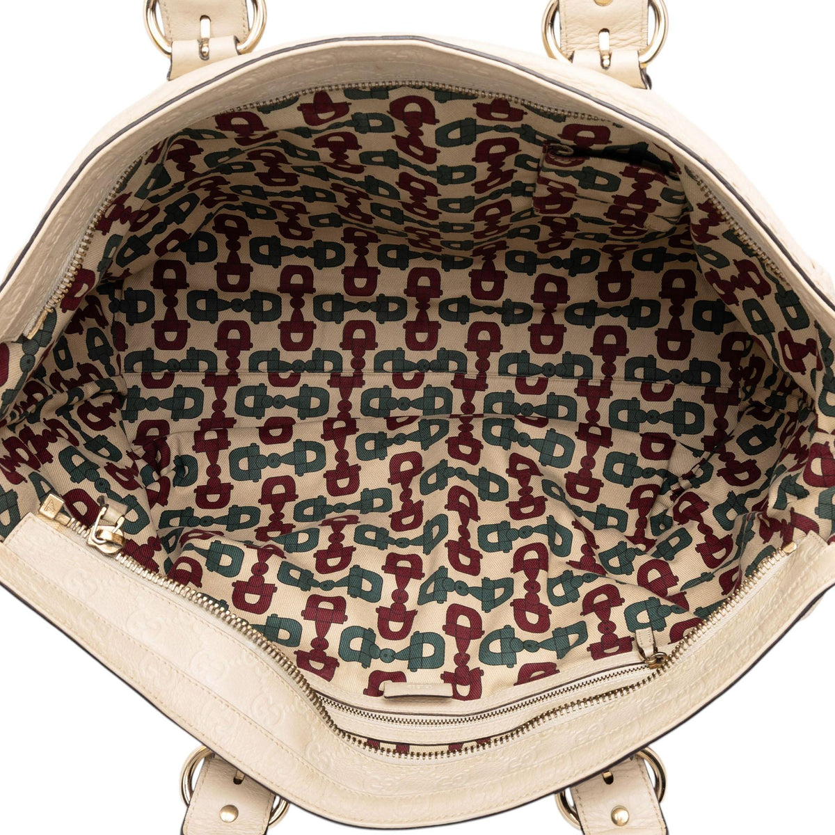 Gucci Guccissima Trimmed Calfskin Signoria Tote