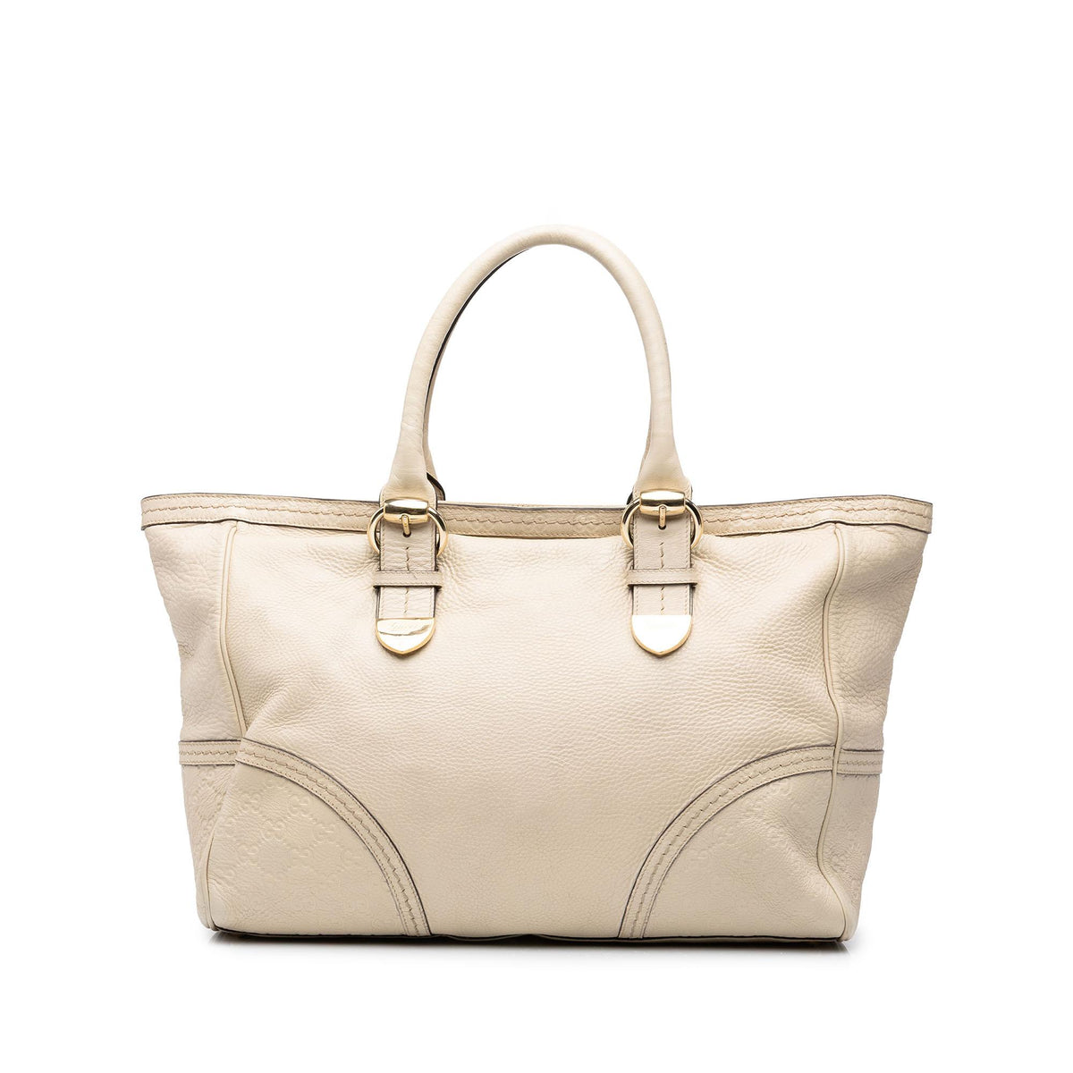 Gucci Guccissima Trimmed Calfskin Signoria Tote