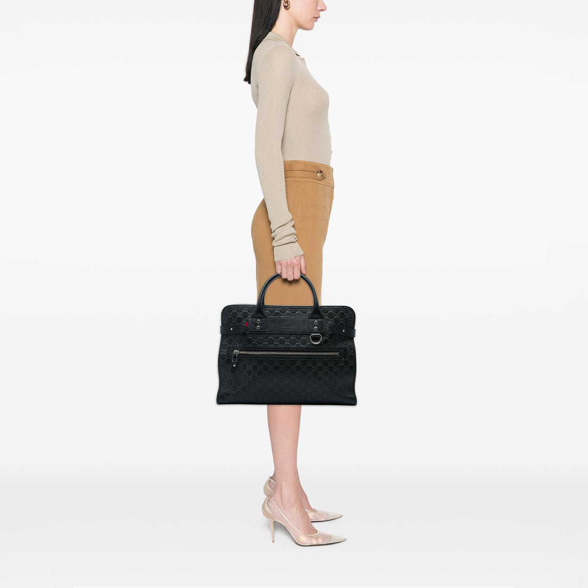Gucci Guccissima Web Business Bag