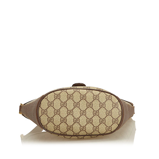 Gucci Vintage GG Plus Web Shoulder Bag (SHF-PvNydn)
