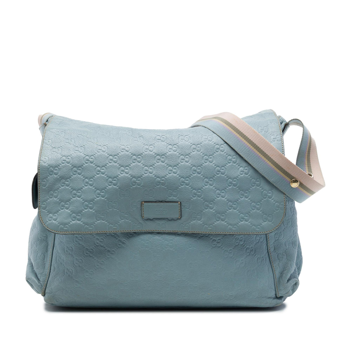 Gucci Guccissima Web Flap Diaper Bag