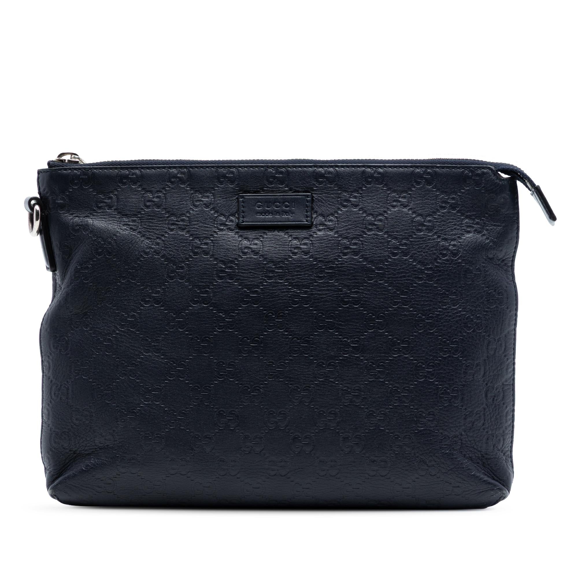 Gucci Guccissima Wristlet Clutch