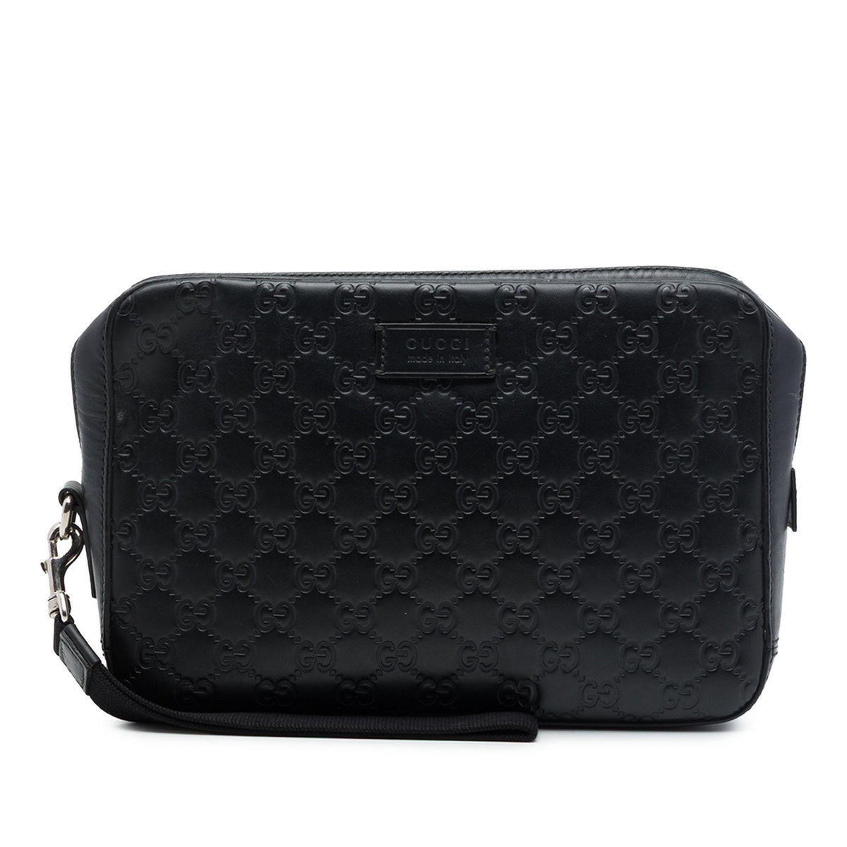 Gucci Guccissima Wristlet Clutch