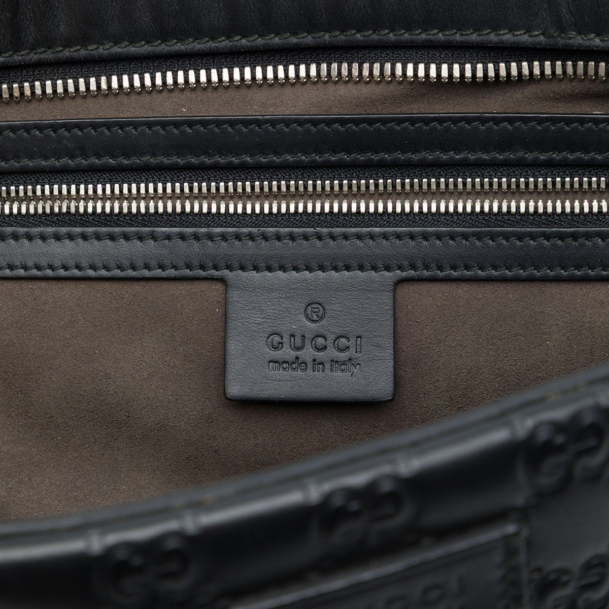 Gucci Guccissima Wristlet Clutch