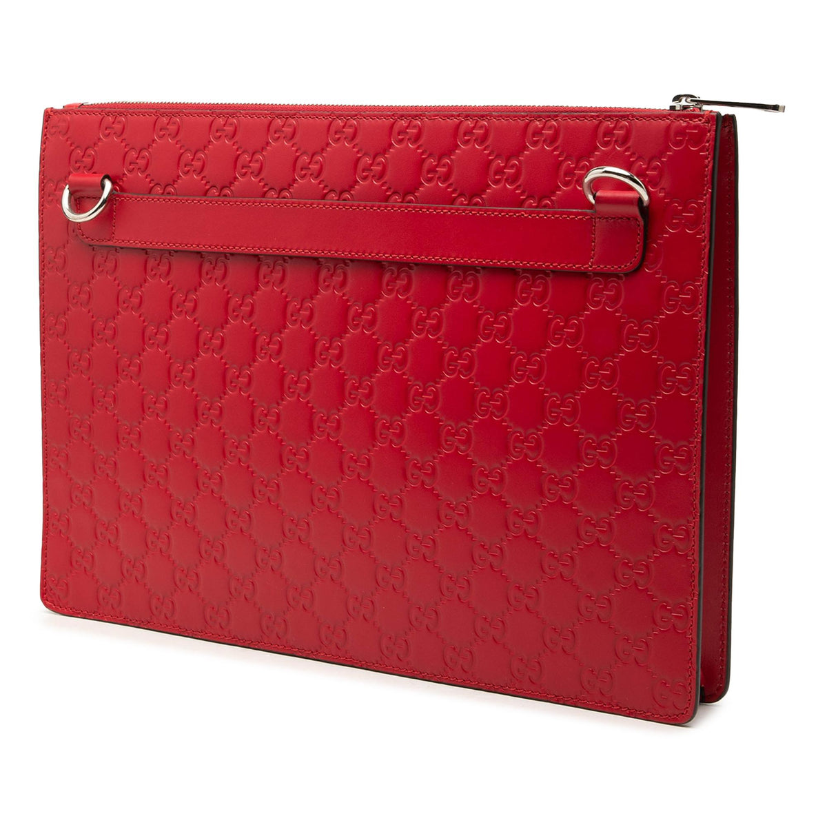 Gucci Guccissima Zip Messenger Bag