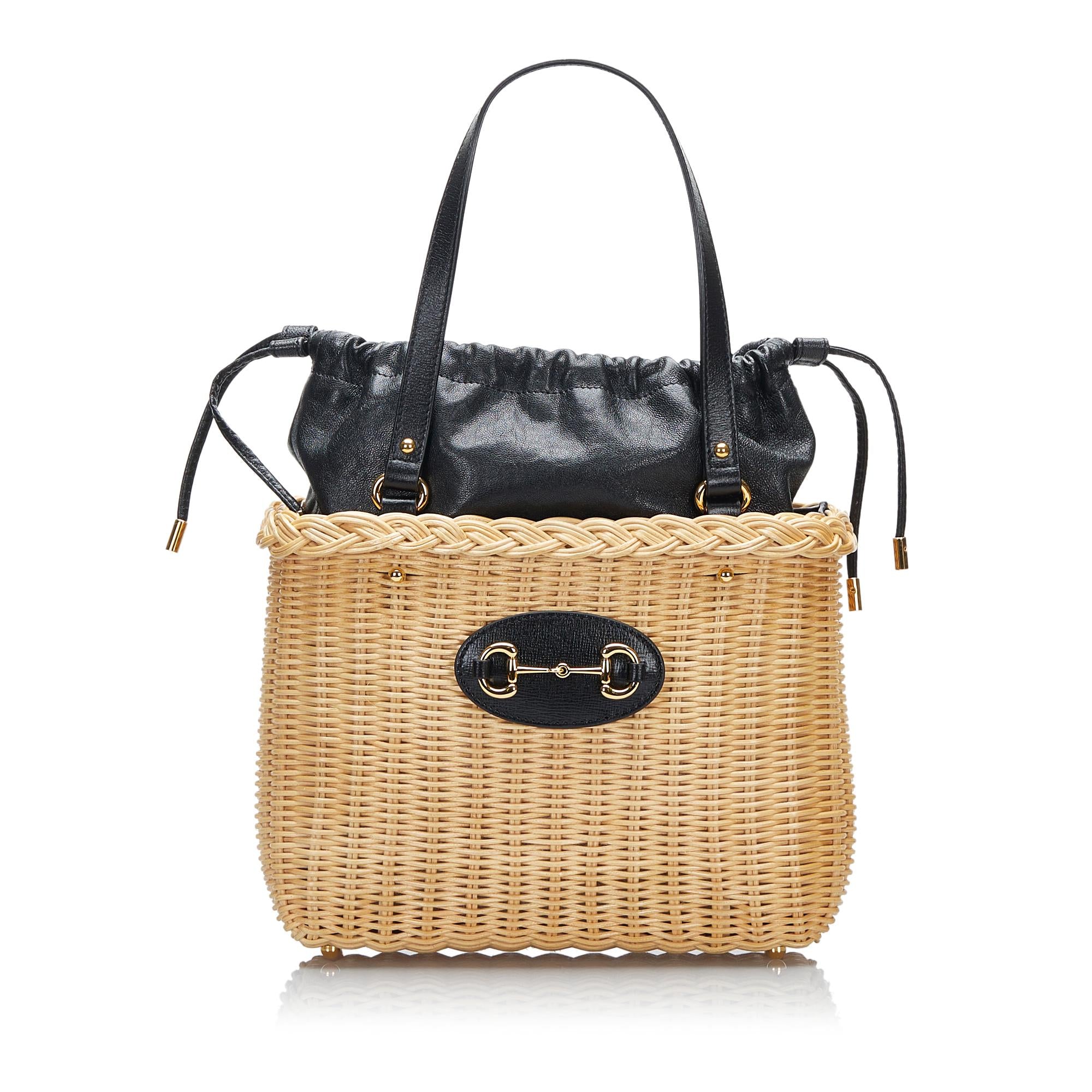 Gucci Horsebit 1955 Basket Bag (SHG-hunbT5)