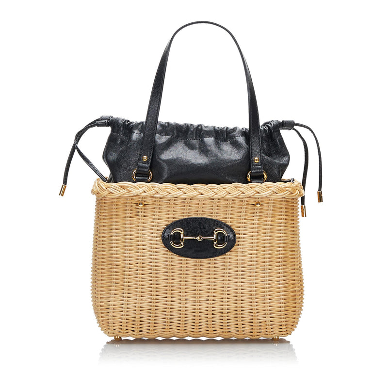 Gucci Horsebit 1955 Basket Bag (SHG-hunbT5)