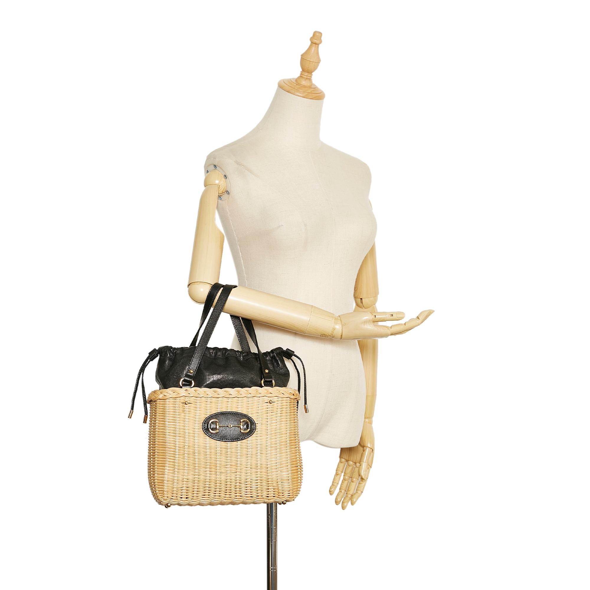 Gucci Horsebit 1955 Basket Bag (SHG-hunbT5)