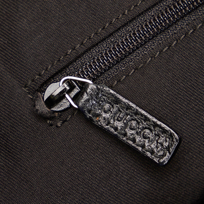 Gucci Horsebit Web Canvas Handbag (SHG-fpGZRl)