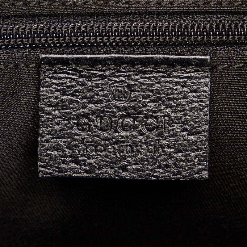 Gucci Horsebit Web Canvas Handbag (SHG-fpGZRl)