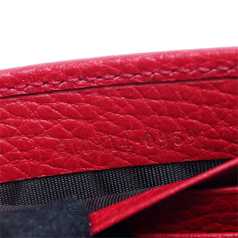 Gucci Interlocking G Chain Leather Wallet on Chain (SHG-Y5MFig)