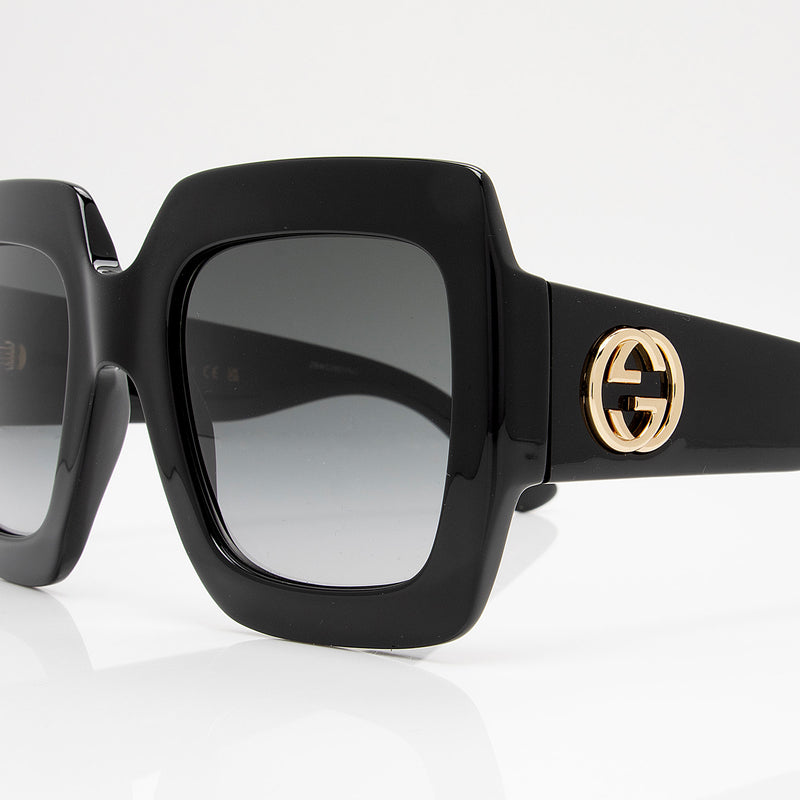 Gucci Interlocking G Oversized Square Sunglasses (SHF-WkwNdE)