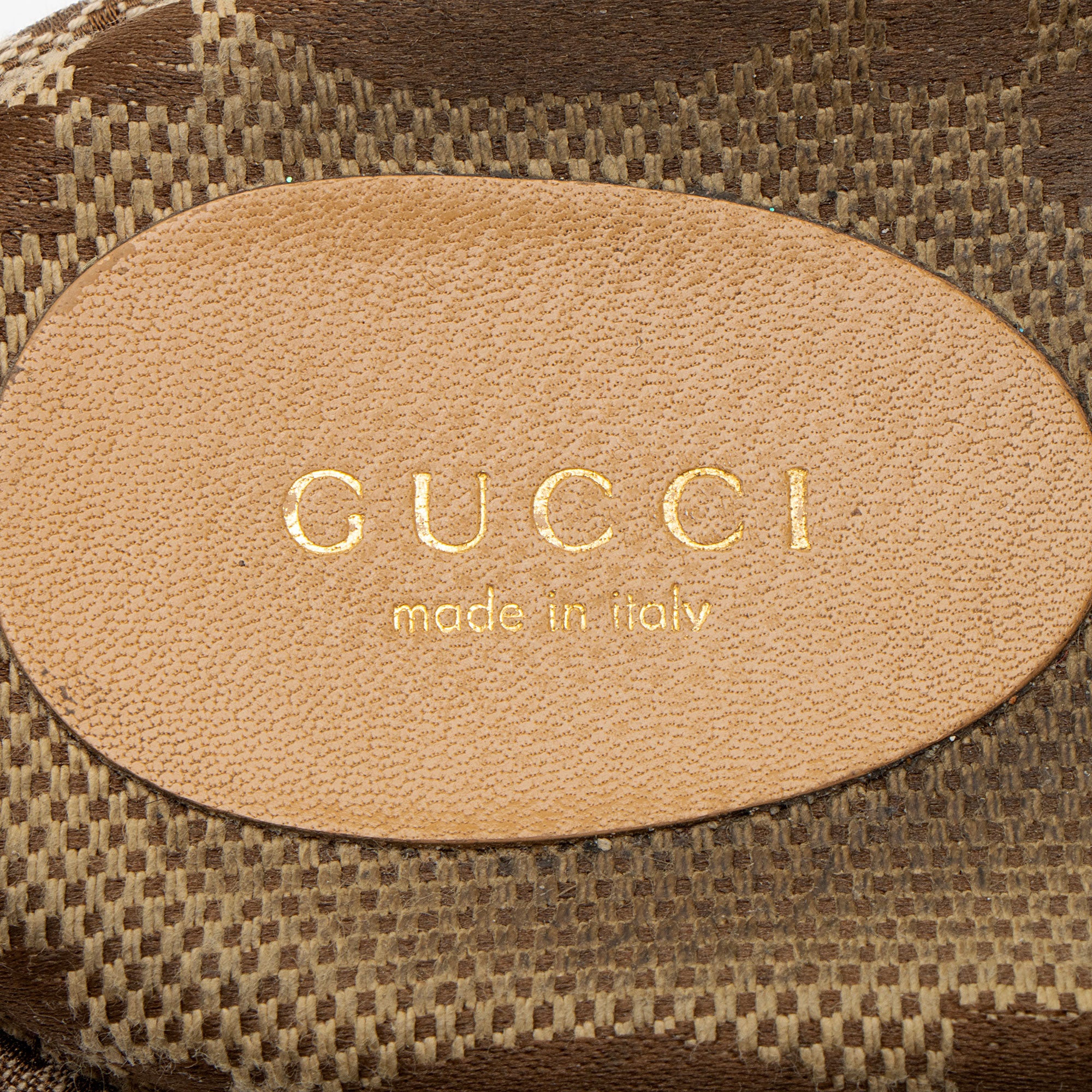Gucci Jumbo GG Canvas Angelina Slide Platform Sandals - Size 8.5 / 38.5 (SHF-bkBL9w)