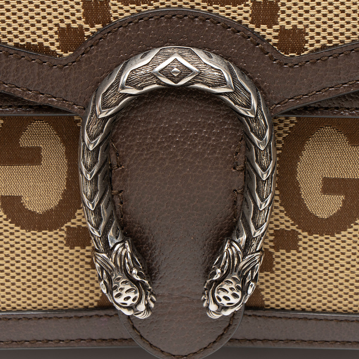 Gucci Jumbo GG Canvas Dionysus Medium Shoulder Bag