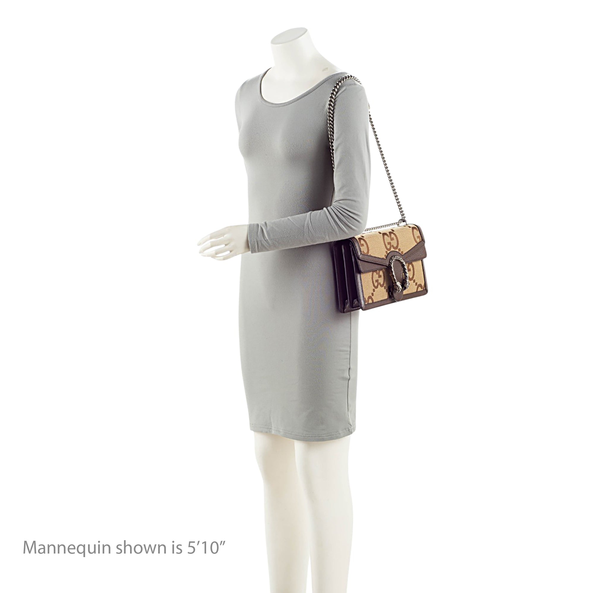 Gucci Jumbo GG Canvas Dionysus Medium Shoulder Bag