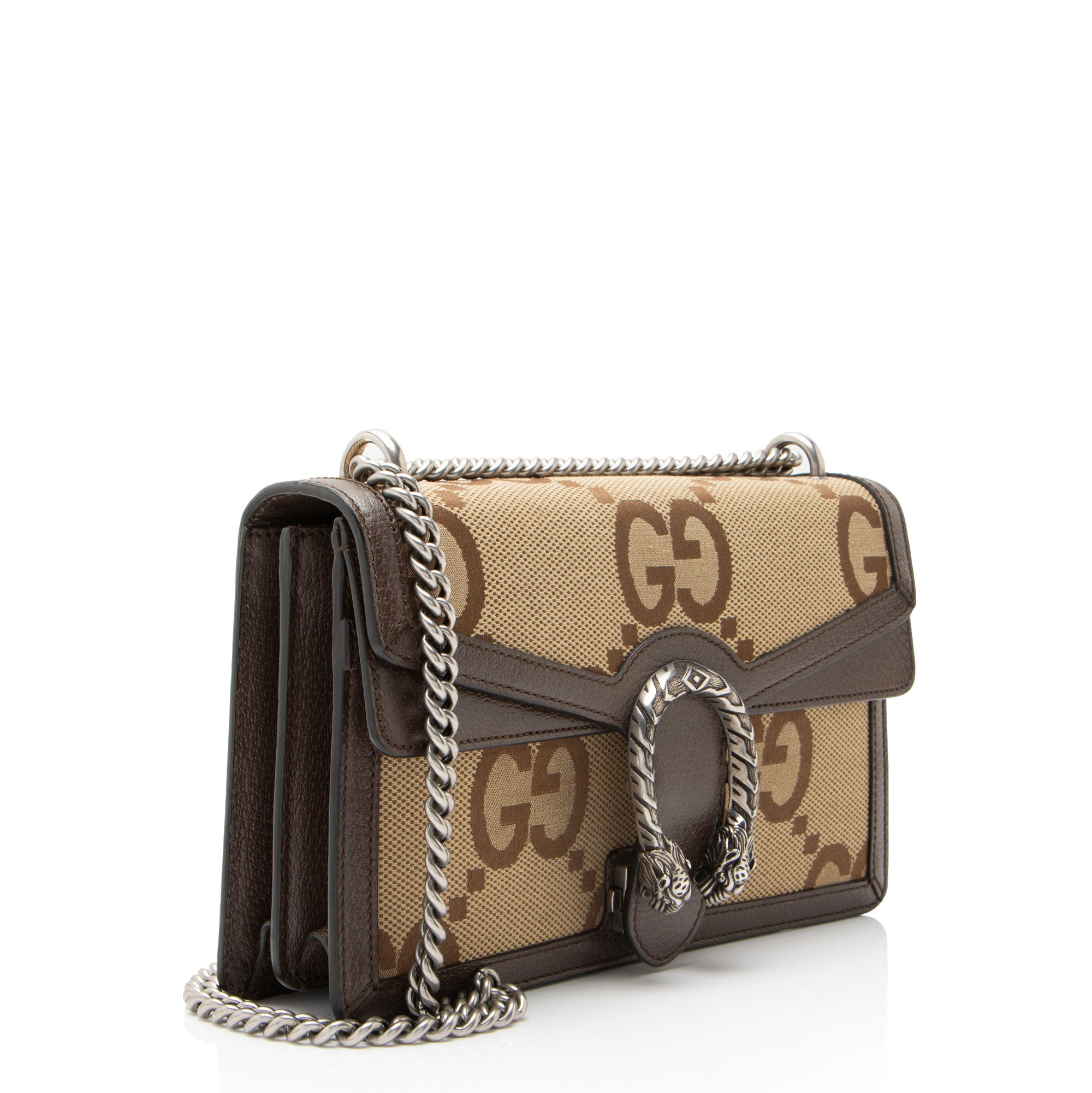 Gucci Jumbo GG Canvas Dionysus Medium Shoulder Bag