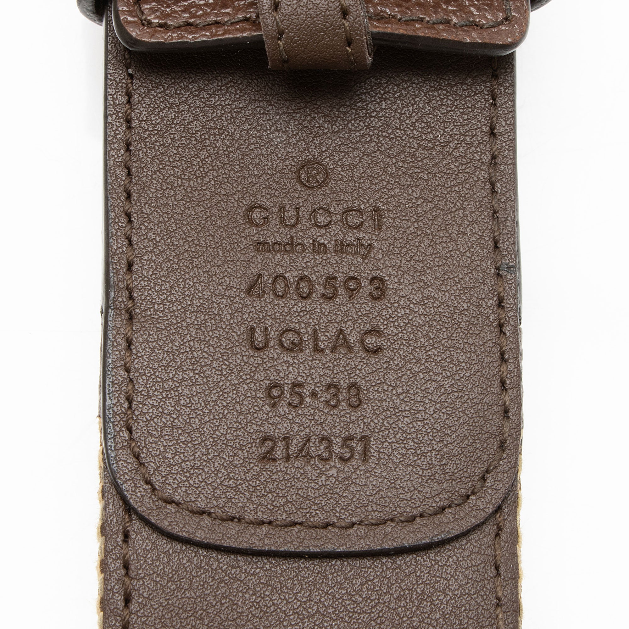 Gucci Jumbo GG Canvas GG Marmont Belt - Size 38 / 95
